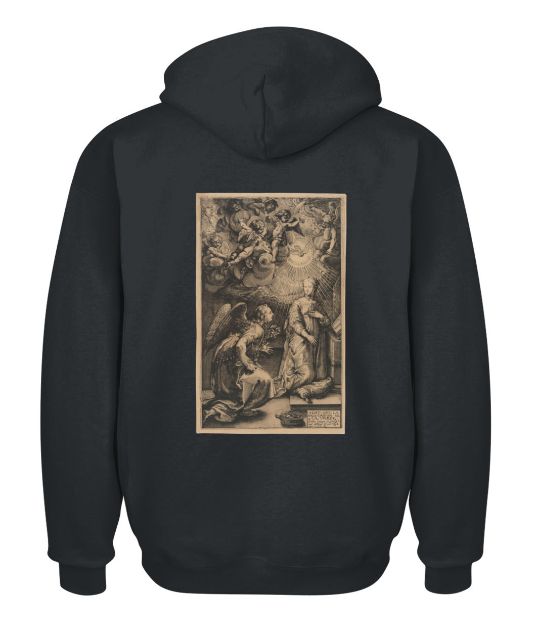 Unisex Zip Hoodie | "Divine Whisper of the Annunciation"