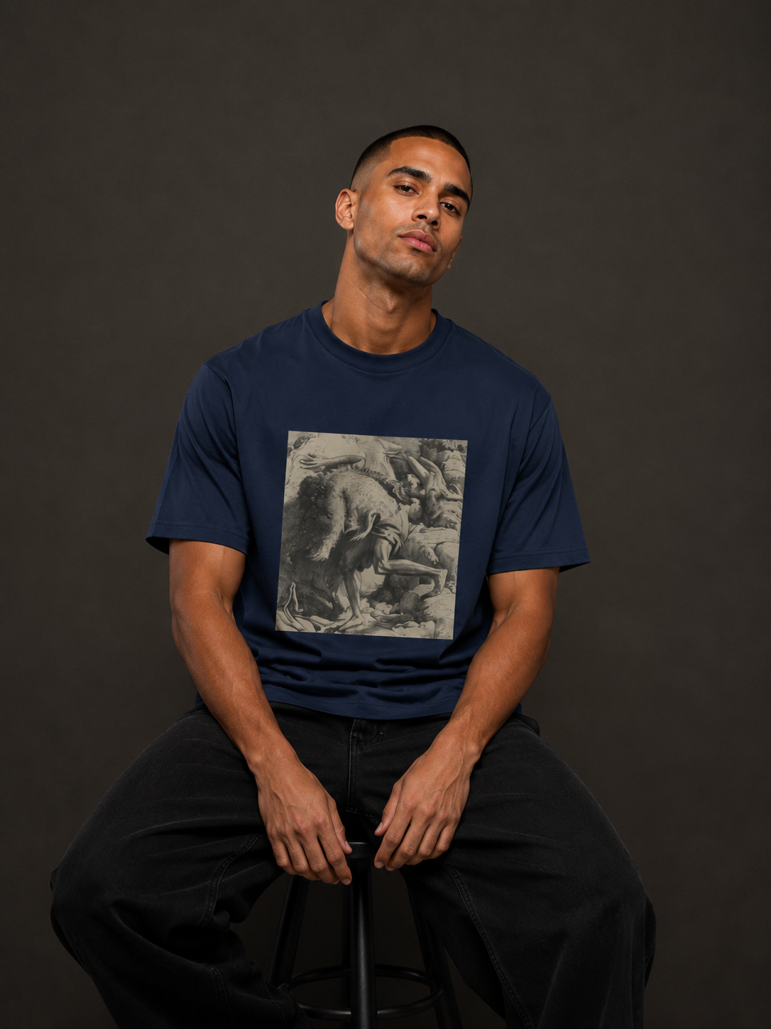 Men's Fitted T-Shirt | "The Death of Abel"