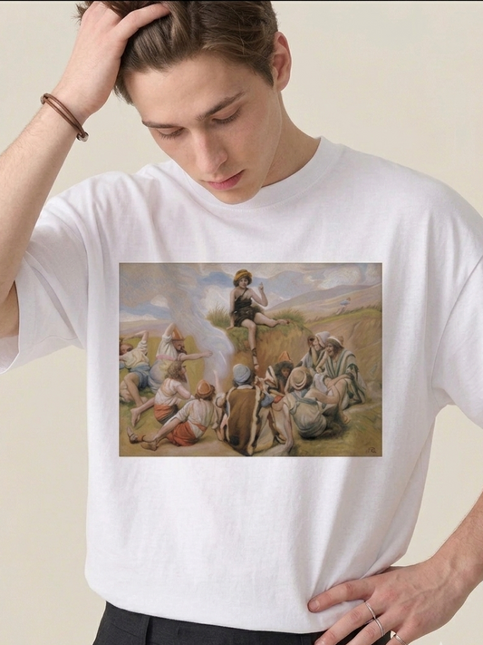 Oversized Heavyweight T-Shirt | "Jotham's Warning"