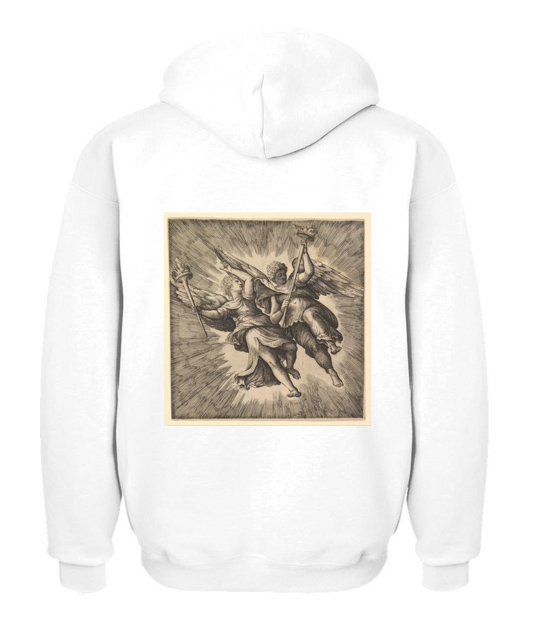 Unisex Zip Hoodie | "Twin Bearers of Flame"