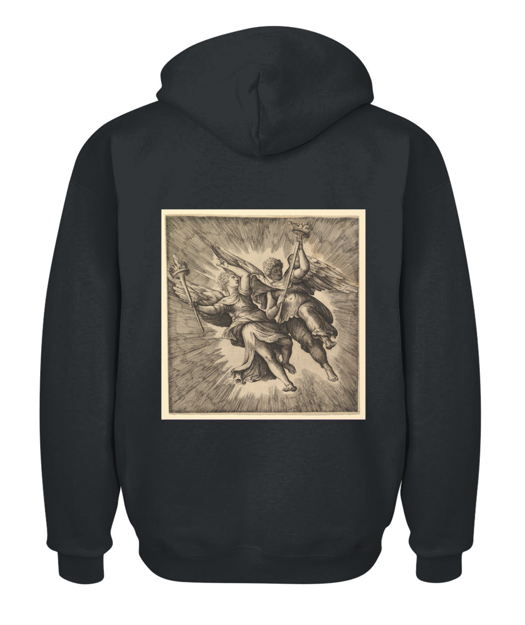 Unisex Zip Hoodie | "Twin Bearers of Flame"