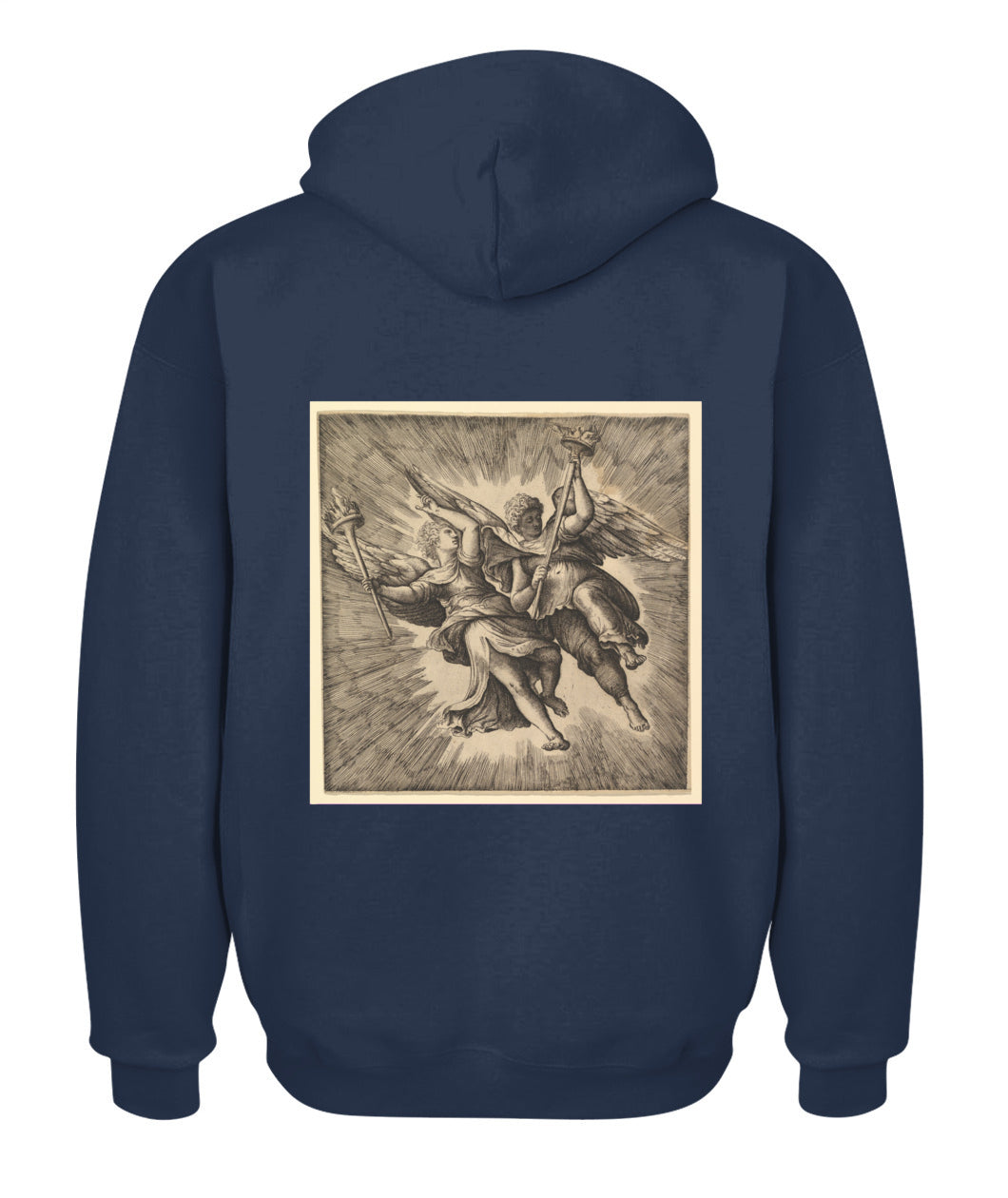 Unisex Zip Hoodie | "Twin Bearers of Flame"