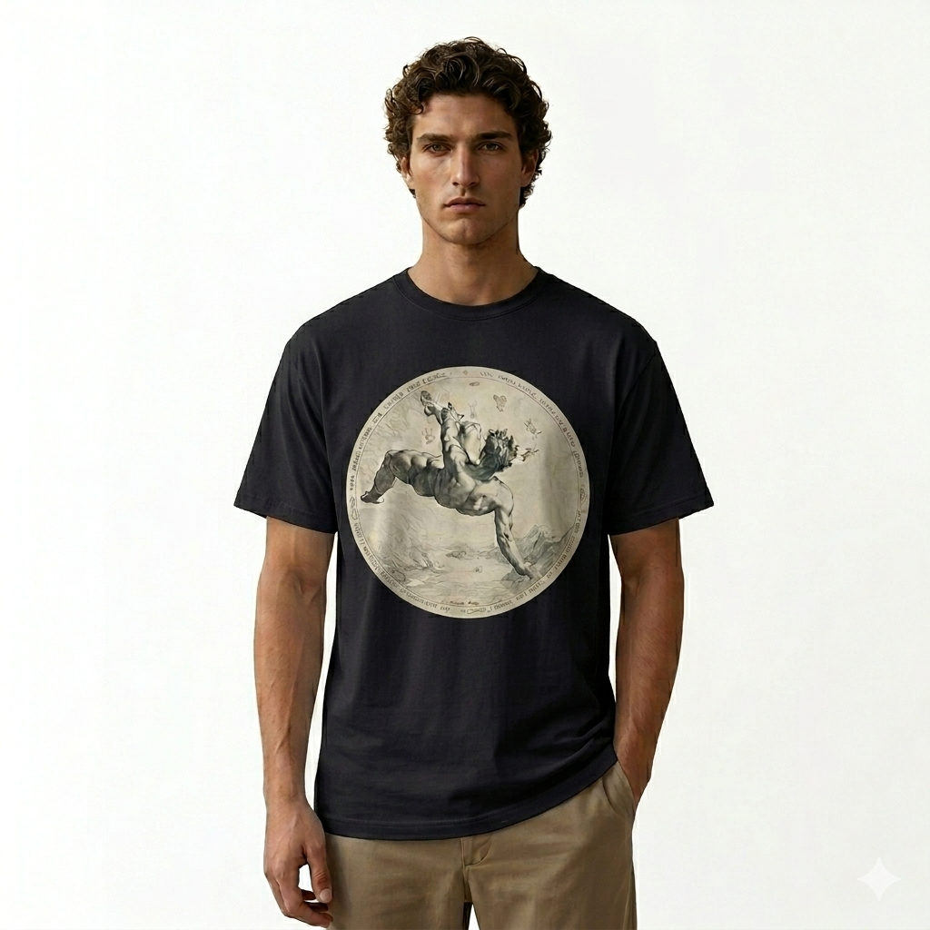 Unisex Oversized T‑Shirt - " The Fall of Ambition "
