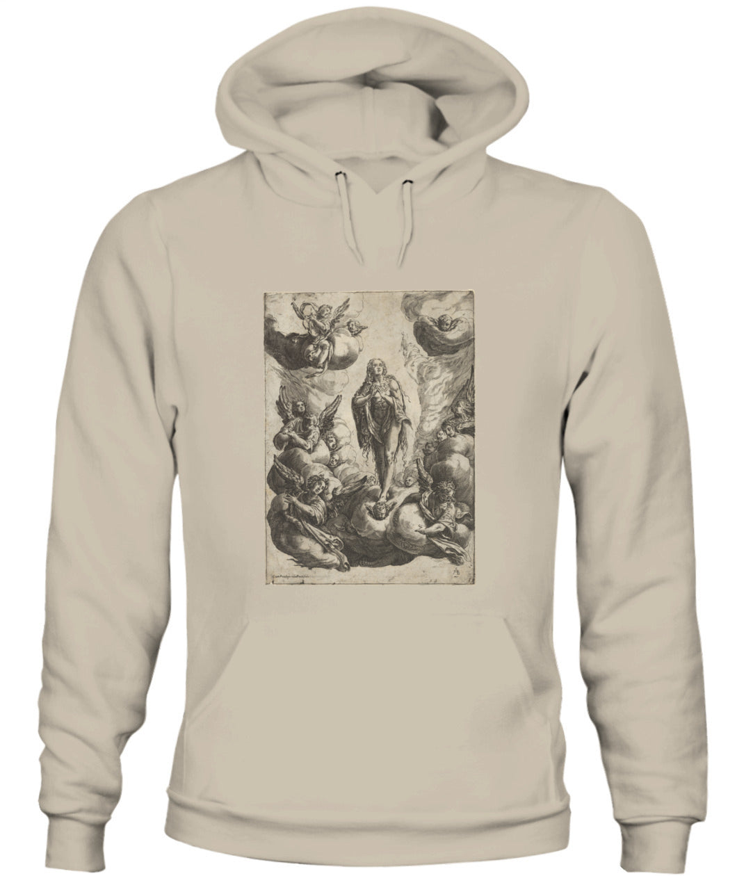 Unisex Hoodie | "Seraphic Embrace of Redemption"