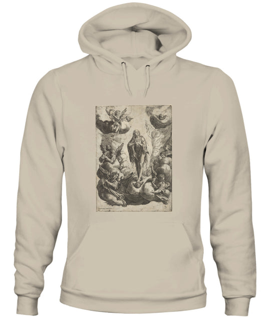 Unisex Hoodie | "Seraphic Embrace of Redemption"