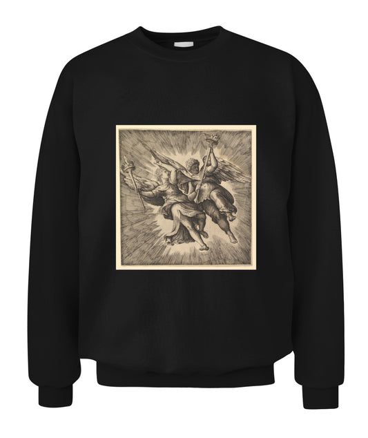 Unisex Sweatshirt | "Twin Bearers of Flame"