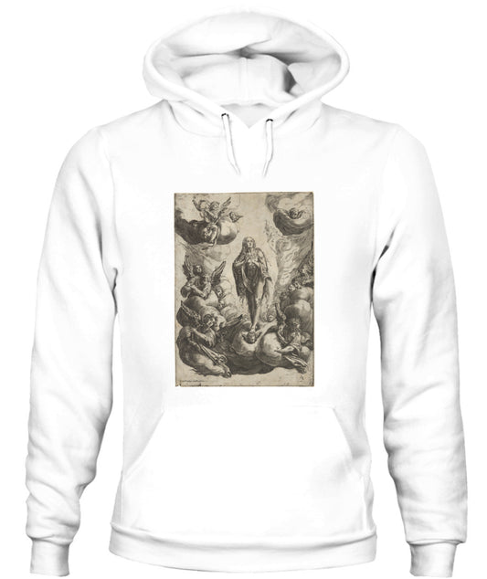 Unisex Hoodie | "Seraphic Embrace of Redemption"