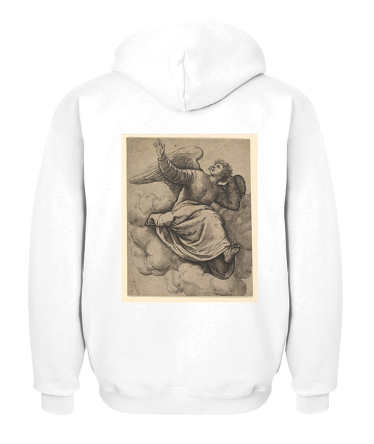 Unisex Zip Hoodie | "Messenger in the Clouds"