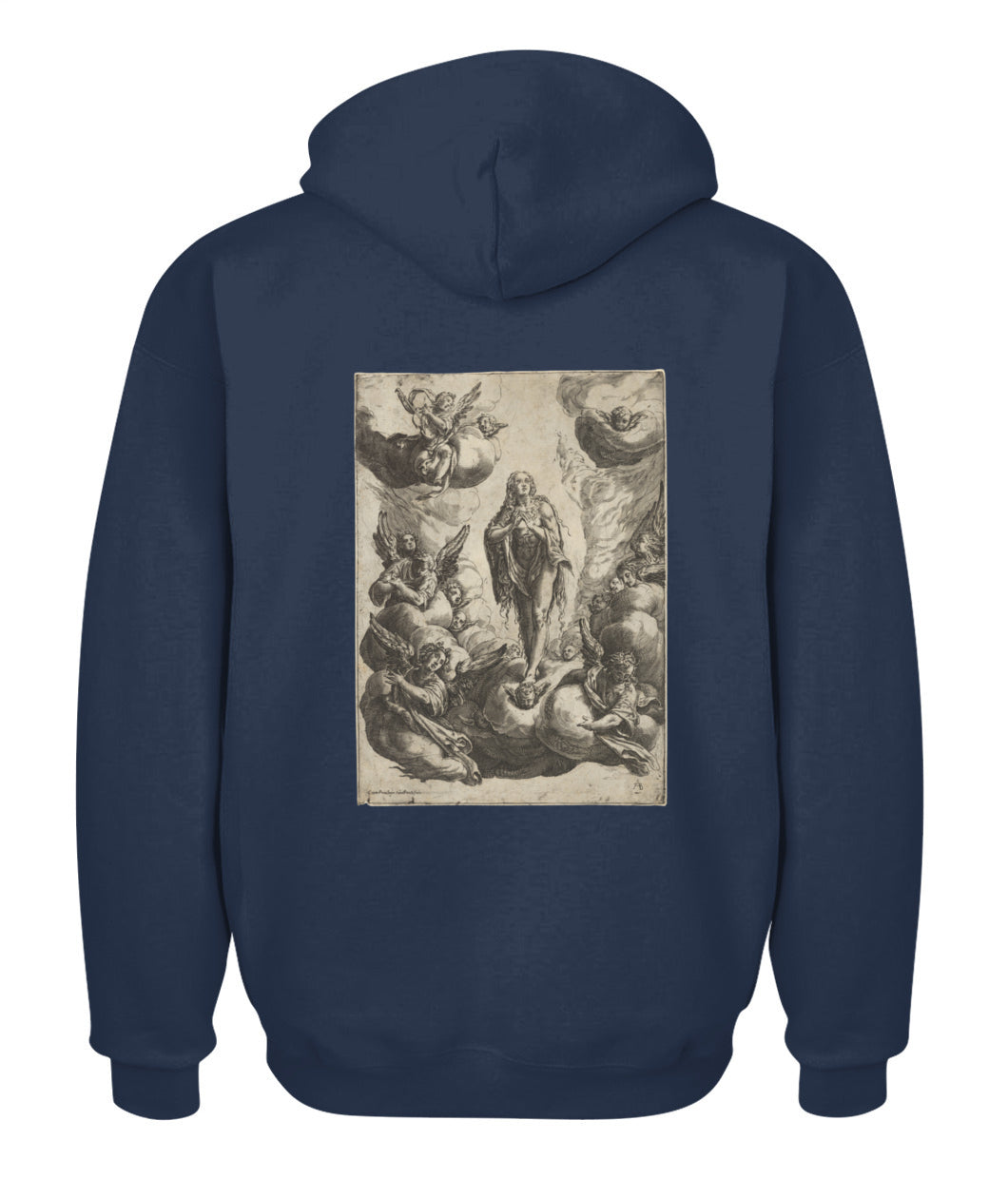 Unisex Zip Hoodie | "Seraphic Embrace of Redemption"