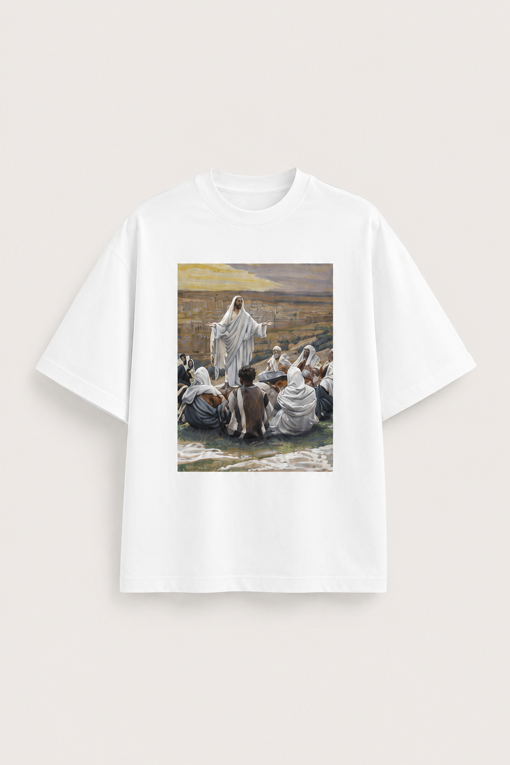 Oversized Heavyweight T-Shirt | "The Sermon on the Mount"