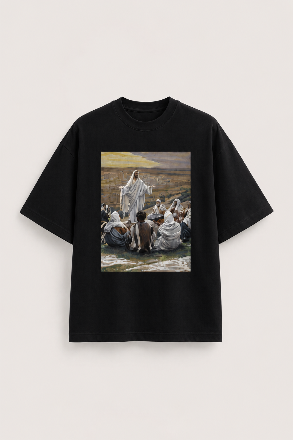 Oversized Heavyweight T-Shirt | "The Sermon on the Mount"