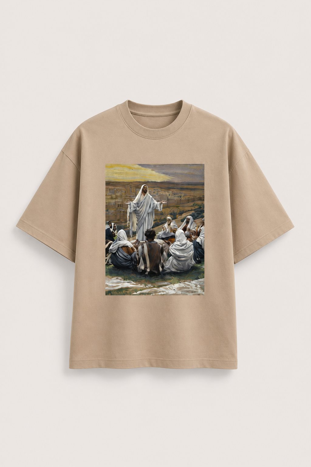 Oversized Heavyweight T-Shirt | "The Sermon on the Mount"