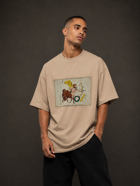 Oversized Heavyweight T-Shirt | " Sagittarius and Corona Australis "