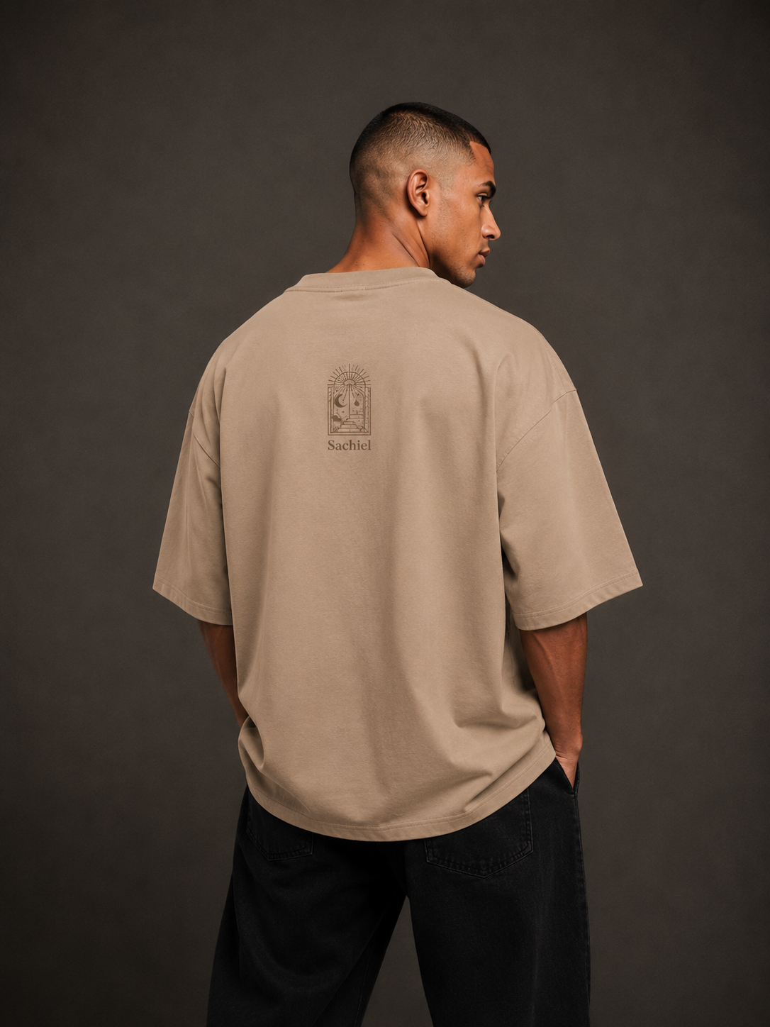 Oversized Heavyweight T-Shirt | " Sagittarius and Corona Australis "