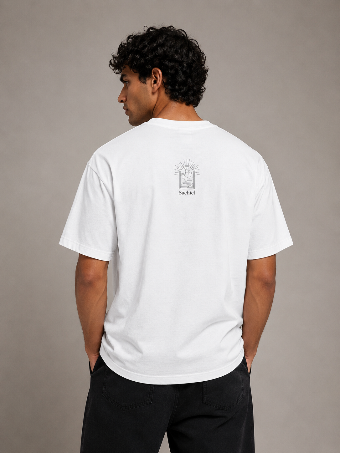 Fitted T-Shirt | "Aquarius — The Water Bearer"