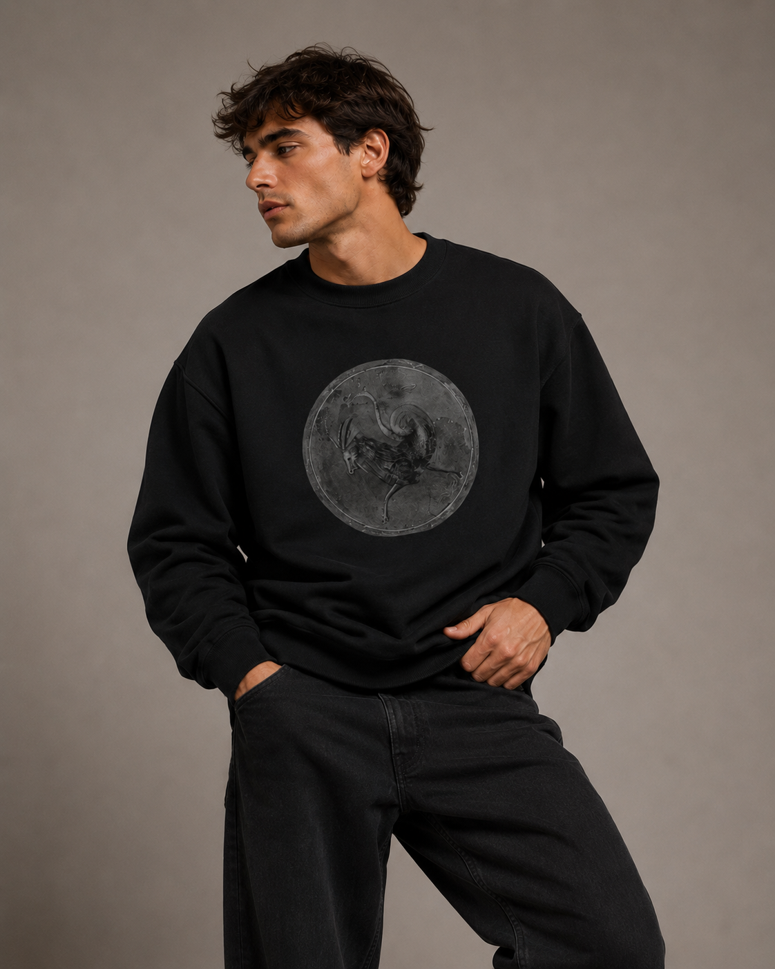 Unisex Sweatshirt | "Capricorn — The Sea Goat"