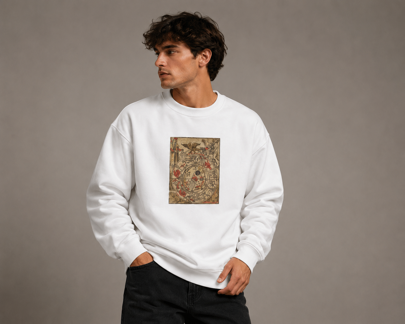 Unisex Sweatshirt | "The Zodiac Wheel"