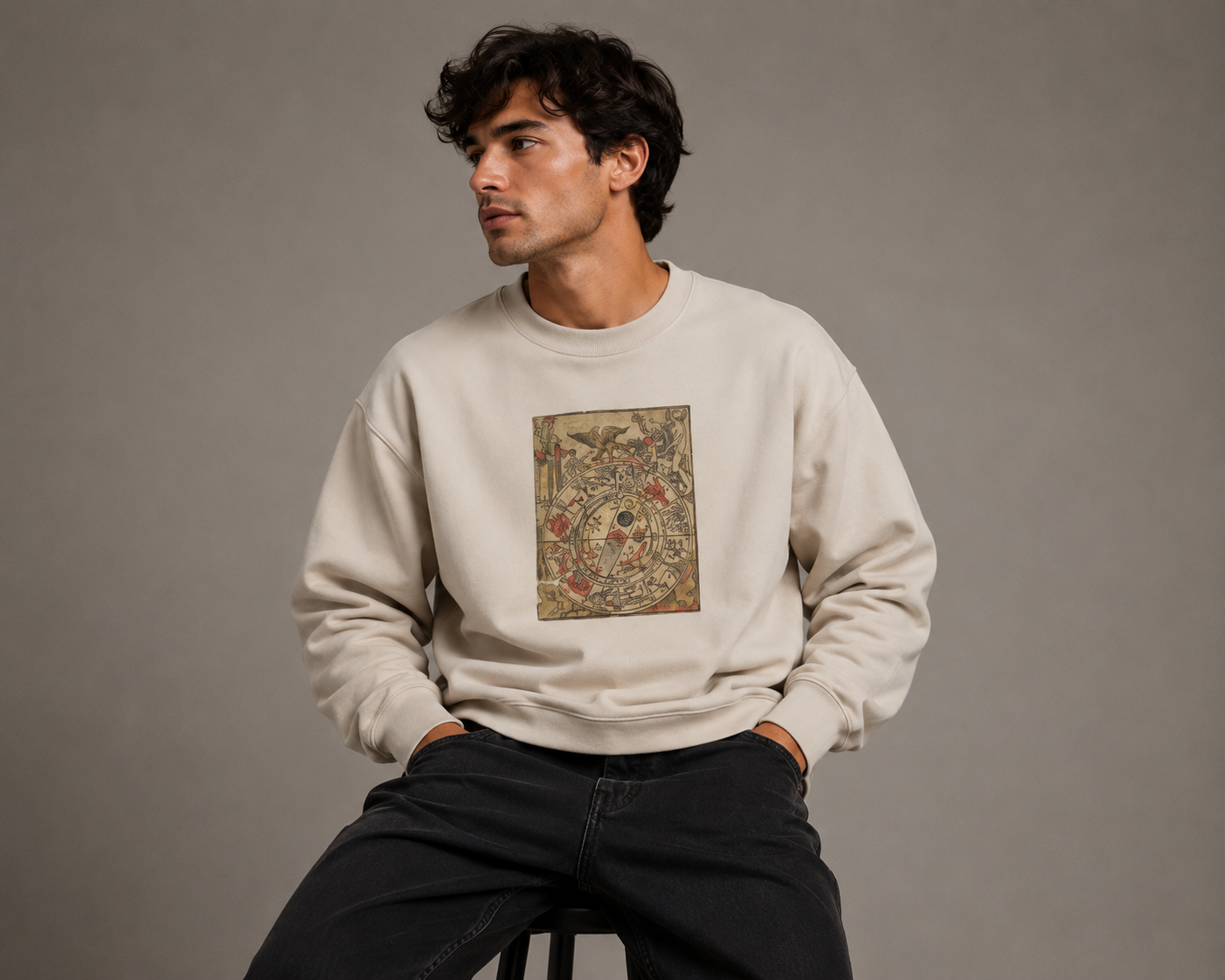 Unisex Sweatshirt | "The Zodiac Wheel"