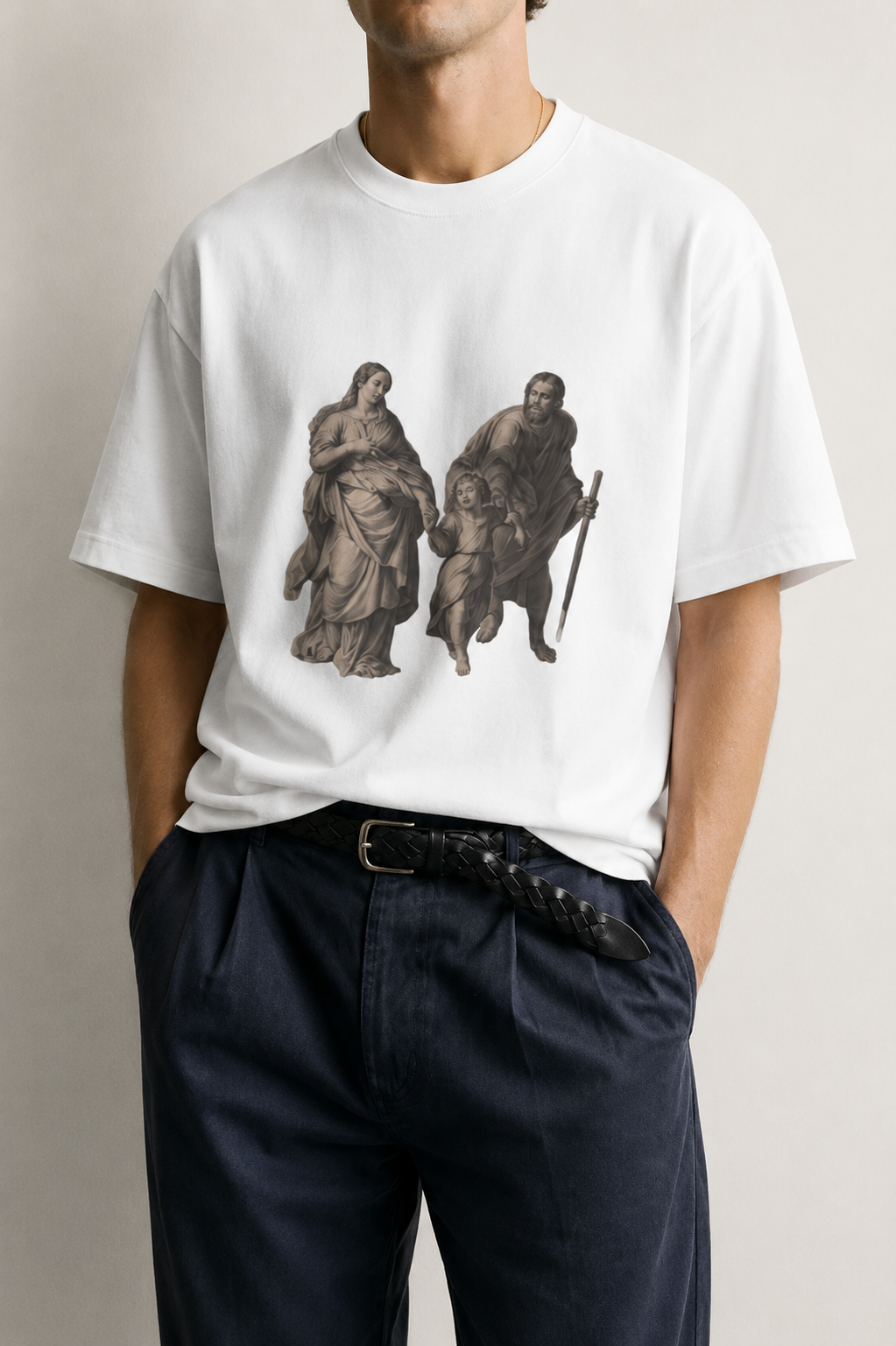 Men's Oversized Heavyweight T-Shirt | " Divine Providence "