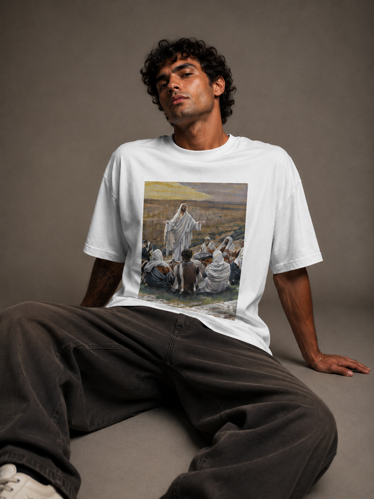Oversized Heavyweight T-Shirt | "The Sermon on the Mount"