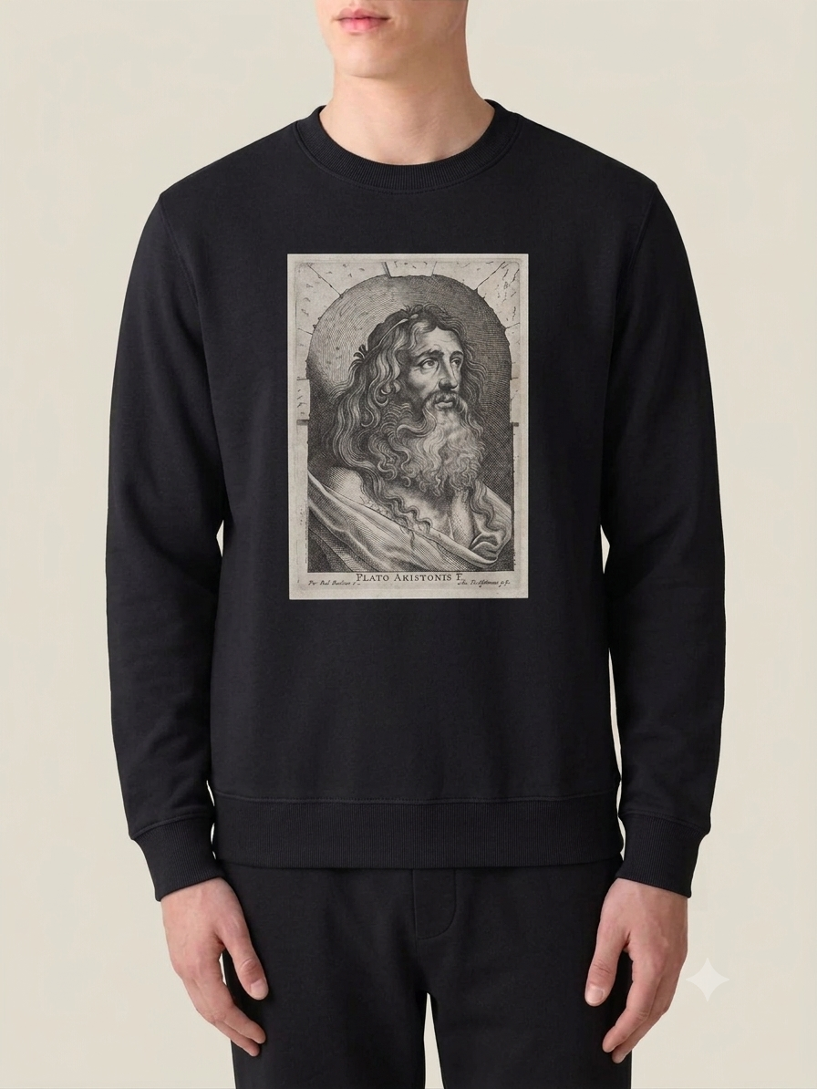 Unisex NuBlend®  Sweatshirt | " Plato: The Eternal Philosopher "