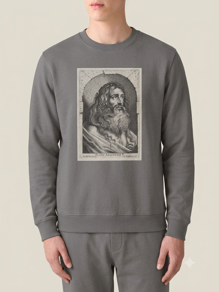 Unisex NuBlend®  Sweatshirt | " Plato: The Eternal Philosopher "