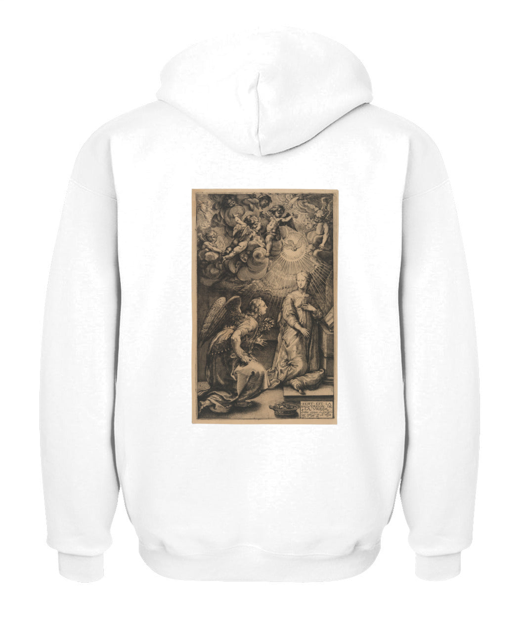 Unisex Zip Hoodie | "Divine Whisper of the Annunciation"