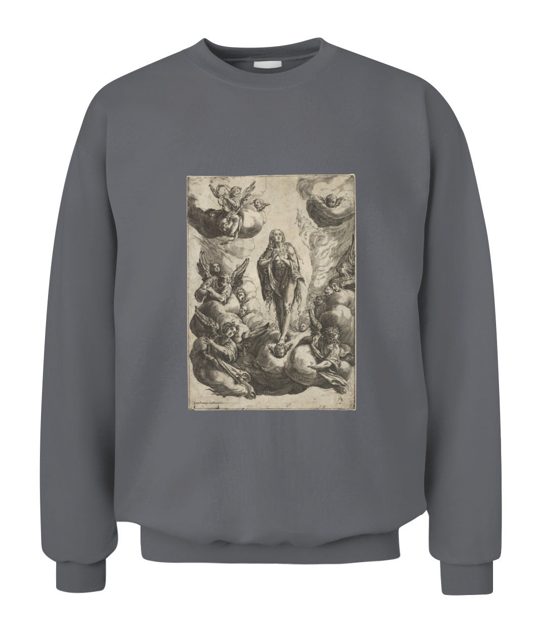 Unisex Crewneck Sweatshirt | "Seraphic Embrace of Redemption"