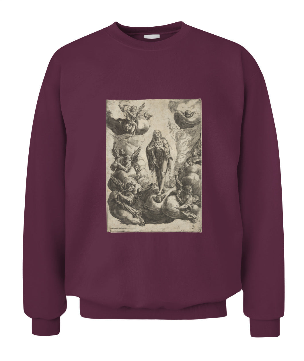 Unisex Crewneck Sweatshirt | "Seraphic Embrace of Redemption"