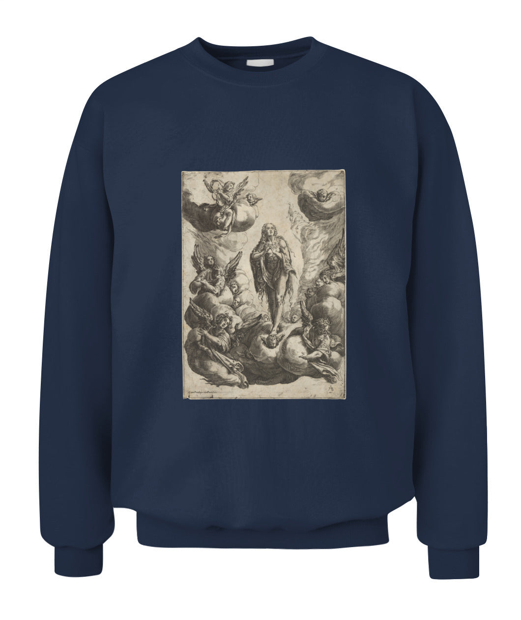 Unisex Crewneck Sweatshirt | "Seraphic Embrace of Redemption"